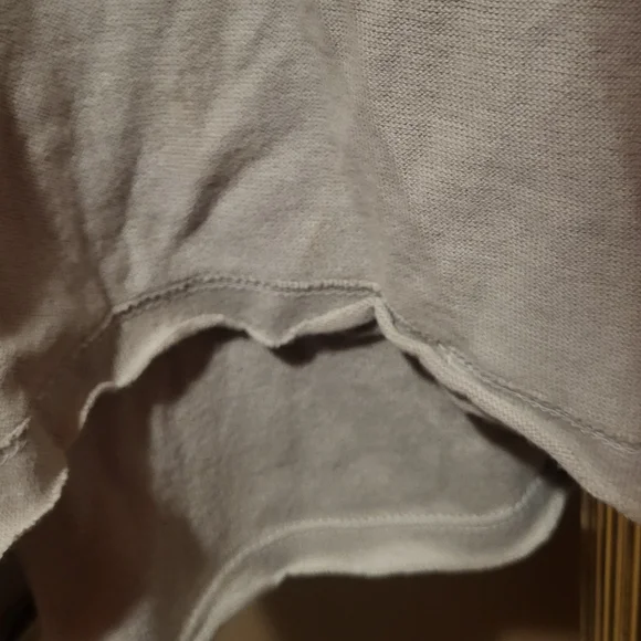 Free People Midnight Rodeo Loose Fit Fringe Cropped Top Beige/Gold Size XLarge - Picture 4 of 10